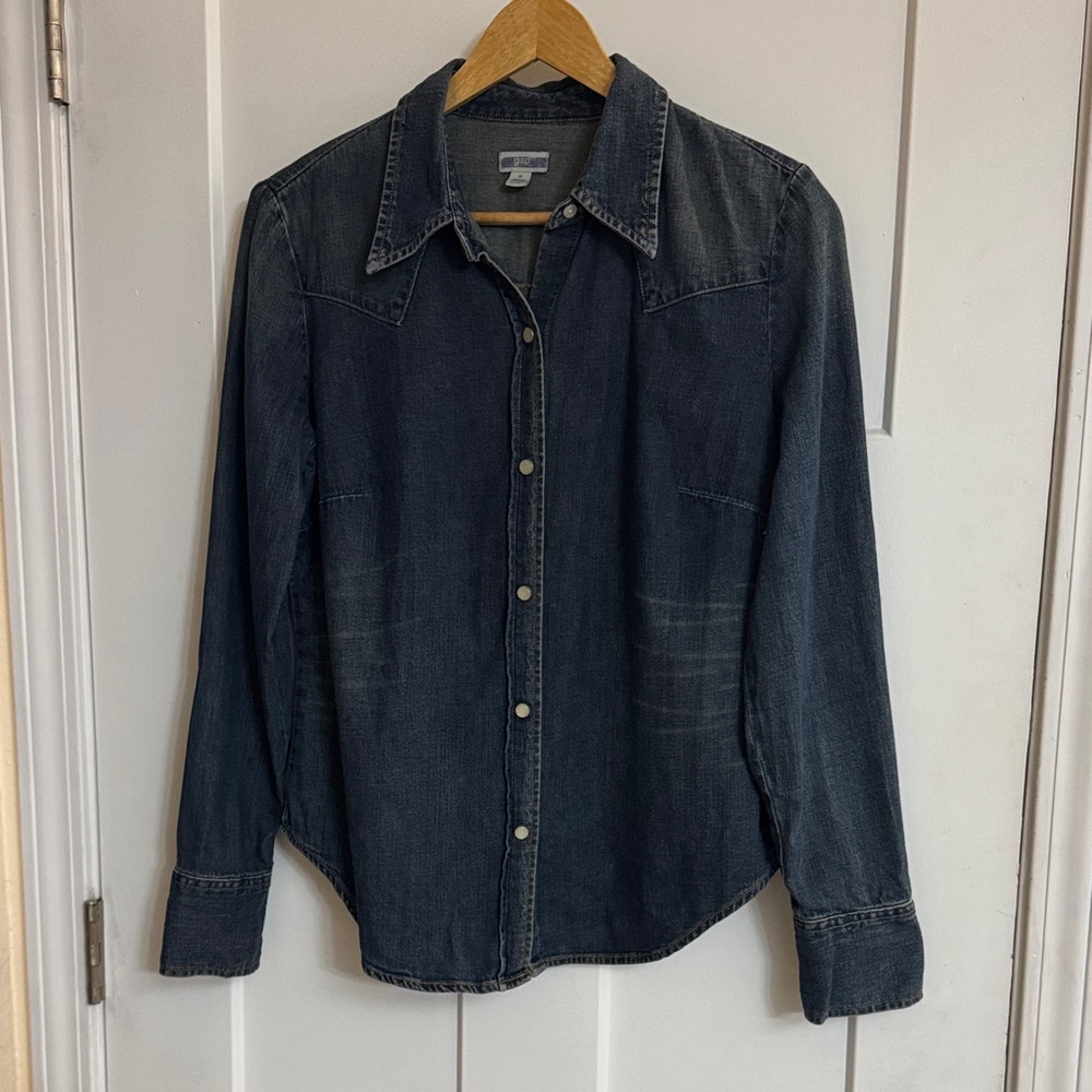 GAP Dark Blue Button Down Shirt